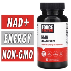 Force Factor NMN - 300 mg - 30 Veg Capsules Bottle Image