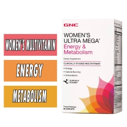 GNC Women's Ultra Energy and Metabolism Multivitamin - 90 Caplets