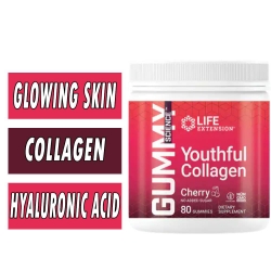 Gummy Science Youthful Collagen - Life Extension - 80 Cherry Gummies