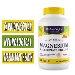 Healthy Origins Magnesium Bisglycinate Chelate, 360 Tabs