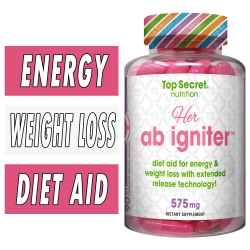 Her Ab Igniter Fat Burner - Top Secret Nutrition - 90 Capsules