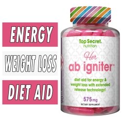 Her Ab Igniter Fat Burner - Top Secret Nutrition - 90 Capsules