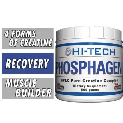 Phosphagen Creatine, By Hi-Tech Pharmaceuticals, Extoic Fruit Flavor, 500 Grams