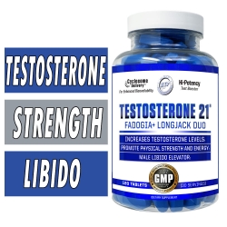 Testosterone 21 - Hi Tech Pharmaceuticals - 120 Tablets Bottle Image