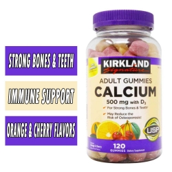 Kirkland Calcium Gummies - 240 Adult Gummies