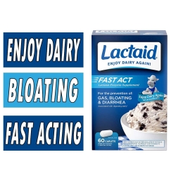 Lactaid Fast Act, 96 Caplets bottle image