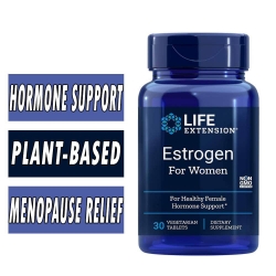 Life Extension Estrogen For Women – 30 Vegetarian Tablets