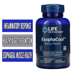 Life Extension EsophaCool - Berry - 60 Veg Chewable Tabs