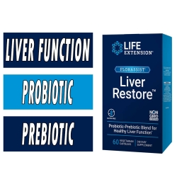 Life Extension Florassist Liver Restore - 60 Veg Capsules bottle image