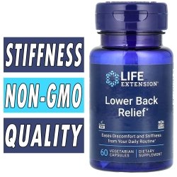 Life Extension Lower Back Relief - 60 Veg Capsules Bottle Image