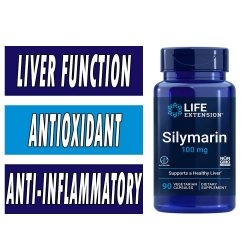 Life Extension Silymarin - 100 mg - 90 Veg Caps