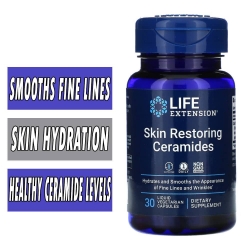 Life Extension Skin Restoring Ceramides - 30 Liquid Veg Capsules