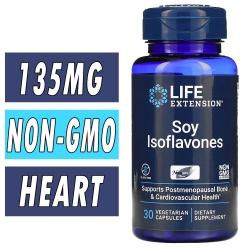Life Extension Super Absorbable Soy Isoflavones - 60 Vegetarian Capsules