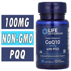 Life Extension Super Ubiquinol CoQ10 with PQQ Bottle Image