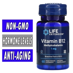 Life Extension Vitamin B12 - 1MG - 60 Veg Lozenges