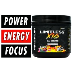 Limitless X16 Pre Workout - Magnum - Fully Loaded Bottle Image