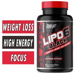 Lipo-6 Black Extreme Potency By Nutrex, 120 Caps