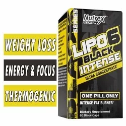 Lipo 6 Black Intense By Nutrex, 60 Caps