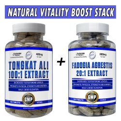 Hi-Tech Pharmaceuticals Natural Vitality Boost Stack (Tongkat Ali + Fadogia Agrestis) Bottle Image