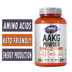 NOW AAKG (Powder and Tablets)
