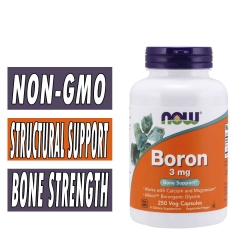 Boron, By NOW Foods, 3 mg, 100 Caps,