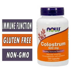 NOW Colostrum - 500mg - 120 Capsules