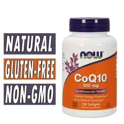 NOW CoQ10 100 mg - 50 Softgels