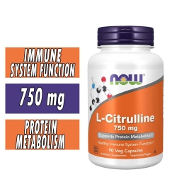 NOW Sports, L-Citrulline, 750 mg, 90 Caps