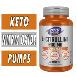 NOW L-Citrulline Extra Strength - 1200 mg - 120 Tablets