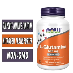 NOW Sports, L-Glutamine, 1000 mg, 120 Vwg Caps