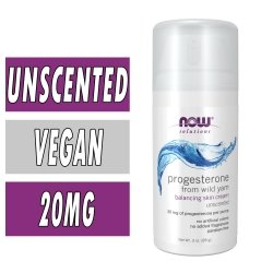 NOW Progesterone From Wild Yam Balancing Skin Cream - 3 oz Image