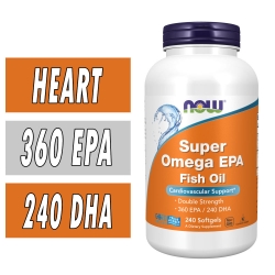 NOW Super Omega EPA Fish Oil Bottle Image