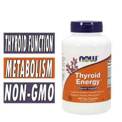 Thyroid Energy By NOW Foods, 180 Veg Caps