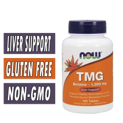 NOW TMG (Trimethylglycine) 1,000 mg - 100 Tabs