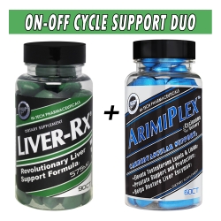 On/Off Cycle Support Duo - Hi Tech Pharmaceuticals (Liver RX + Arimiplex PCT) Bottle Image