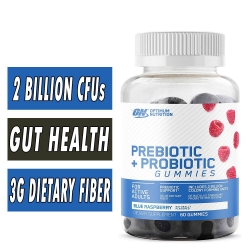 Optimum Prebiotic + Probiotic - Blue Raspberry - 60 Gummies