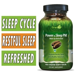 Power to Sleep PM - Irwin Naturals - 60 Liquid Softgels Bottle Image