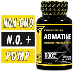 PrimaForce Agmatine Sulfate - 500 mg - 90 Capsules Bottle Image