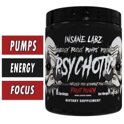 Insane Labz Psychotic Black - 35 Servings