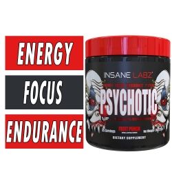 Insane Labz PSYCHOTIC Pre Workout 35 Servings Bottle Image