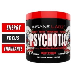 Insane Labz PSYCHOTIC Pre Workout 35 Servings