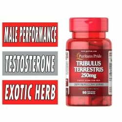 Puritan's Pride Tribulus Terrestris - 250 mg - 90 Capsules