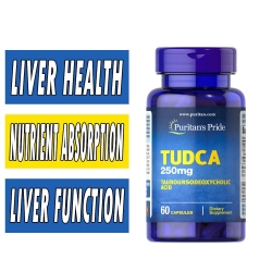 Puritan's Pride TUDCA - 250 mg - 60 Capsules