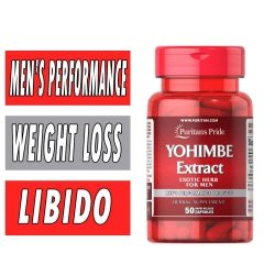 Puritan's Pride Yohimbe - 2000 mg - 50 Rapid Release Capsules