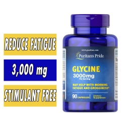 Puritan's Pride Glycine - 3000 mg - 90 Capsules