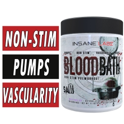SAW Bloodbath - Insane Labz - Non Stim Pre Workout Bottle Image