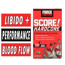 Score! Hardcore - Force Factor - 120 Tablets Bottle Image