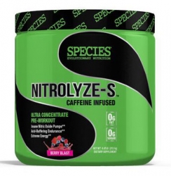 Nitrolyze-S, By Species Nutrition, Berry Blast, 25 Servings Image