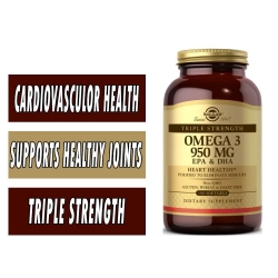 Solgar Triple Strength Omega 3 - 950 mg - 100 Softgels