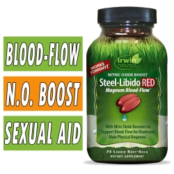 Steel Libido Red - Irwin Naturals - 75 Liquid Softgels Bottle Image